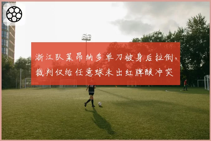浙江队莱昂纳多单刀被身后拉倒,裁判仅给任意球未出红牌酿冲突
