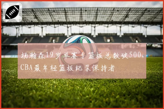 杨瀚森19岁单赛季篮板总数破500，CBA最年轻篮板纪录保持者